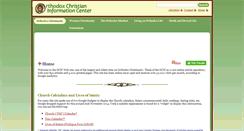 Desktop Screenshot of orthodoxinfo.com