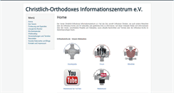 Desktop Screenshot of orthodoxinfo.de